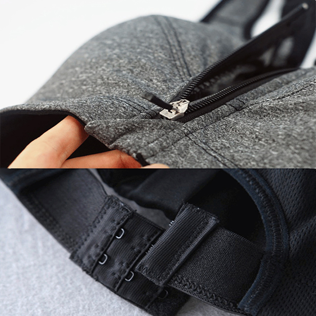 New front zipper sports brunoirea big size corpora