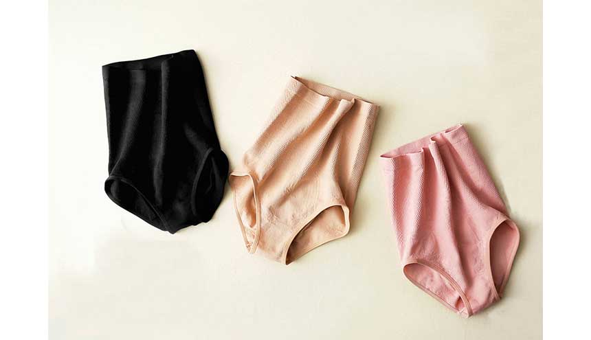 Women's boobs, belly button, undergarments, pan