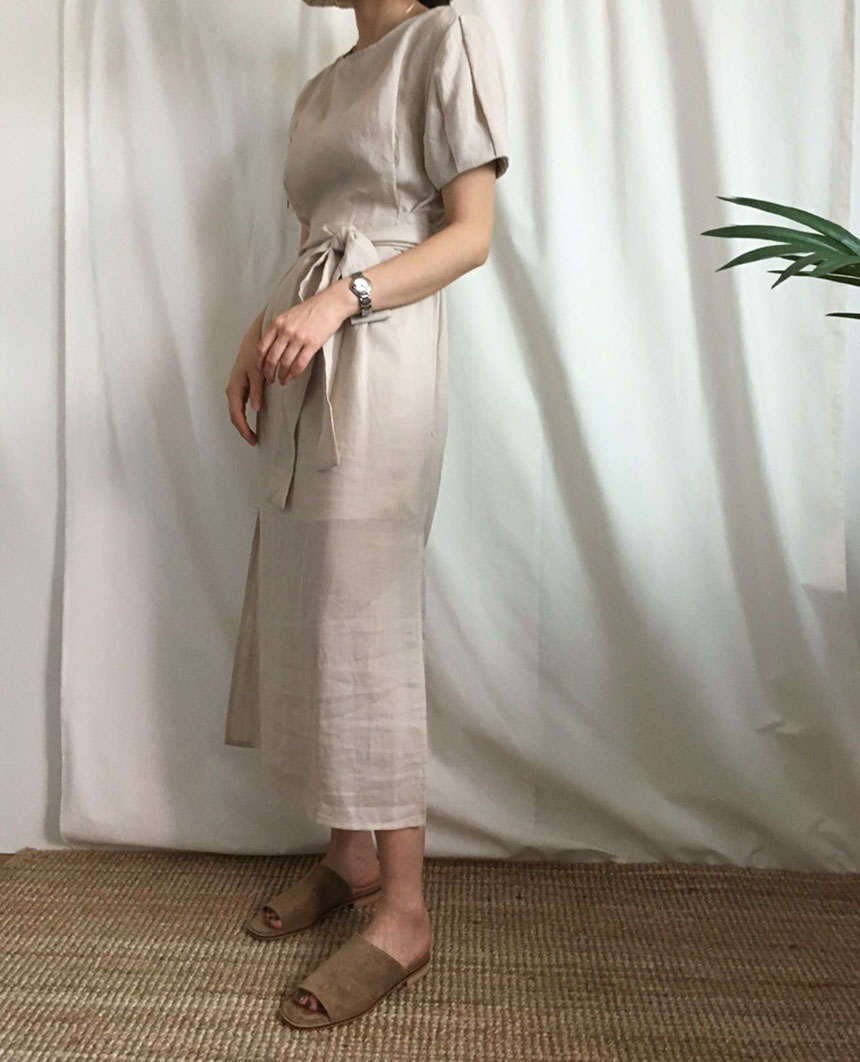 Invisible Inner Sleep Dress 3 piece underwear skin