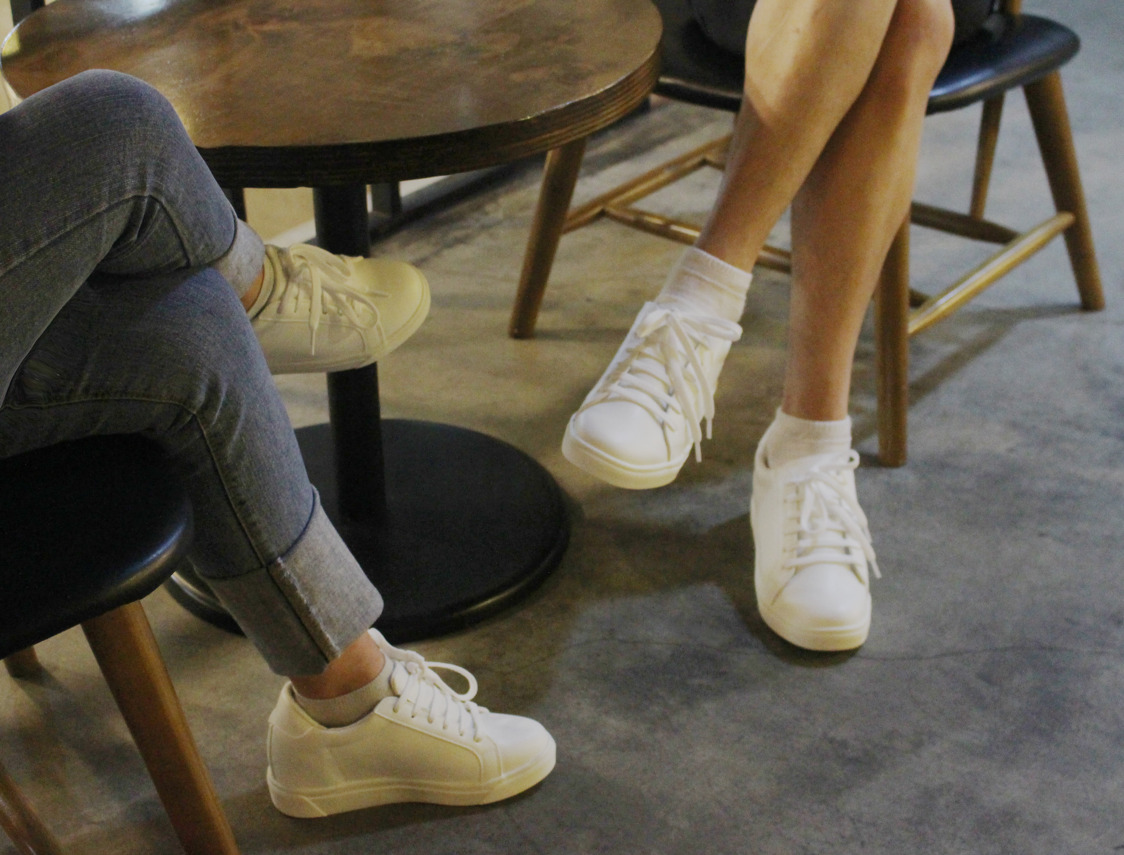 Men Height Shoes Daily Couple Sneakers High Heel S