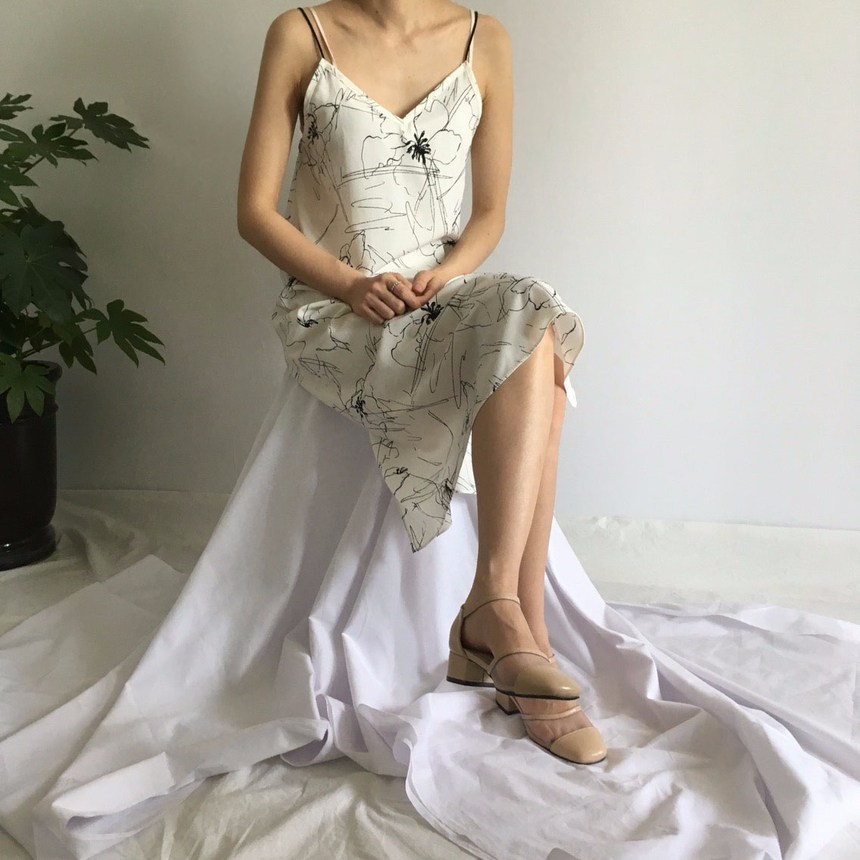 Invisible Inner Sleep Dress 3 piece underwear skin