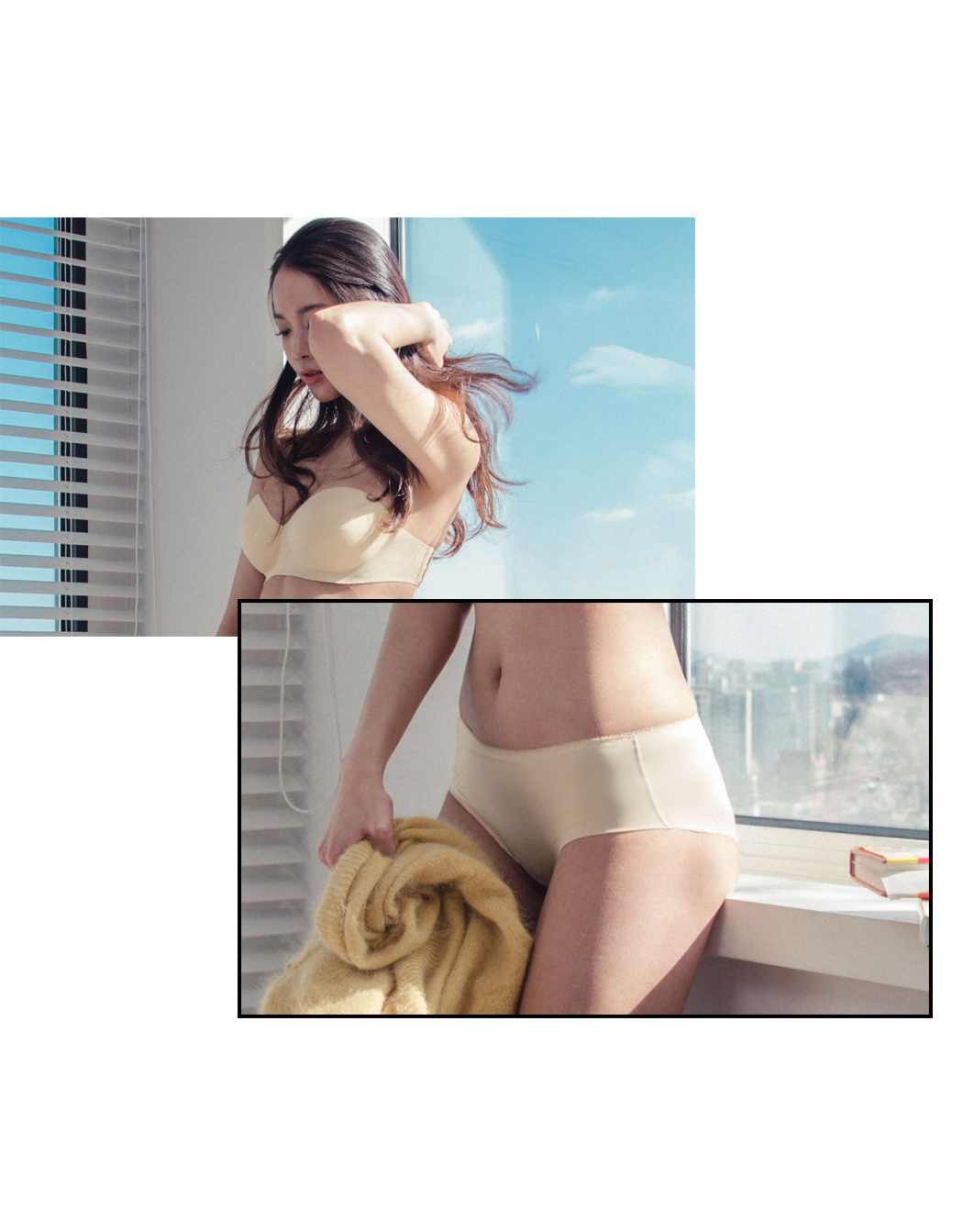 NEW NUBRA Off-Shoulder Wedding Nude Bra Nude strap