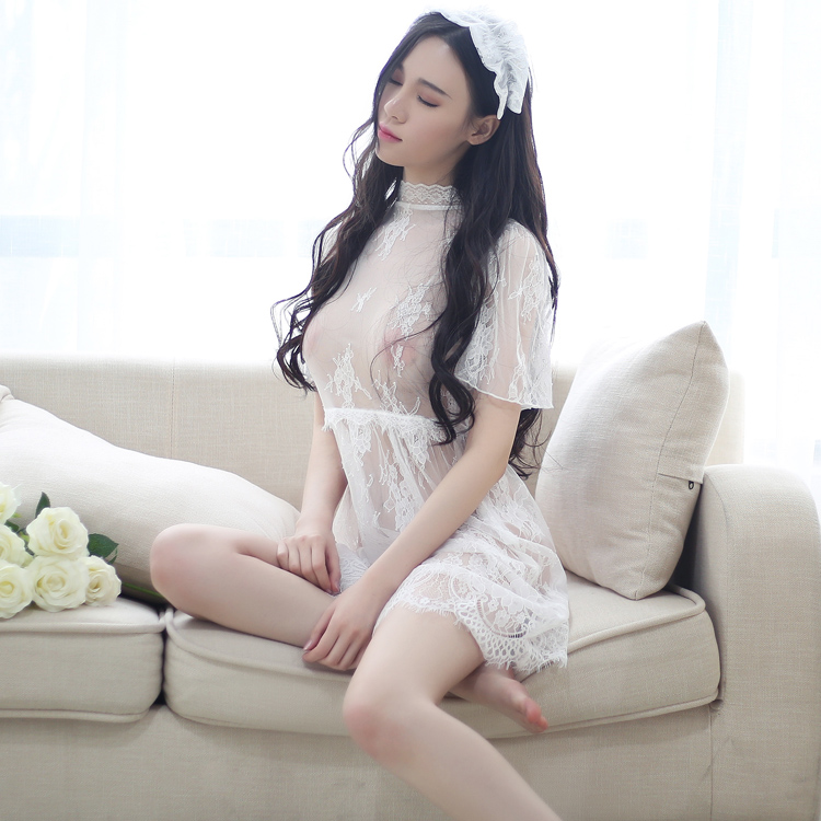 NEW SEXY LINGERIE White race goddess slip Unique i