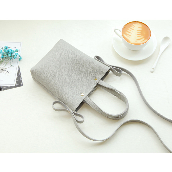 New Women's Bags Togo Ribbon Mini Bucket Bag 5c