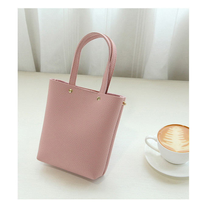 New Women's Bags Togo Ribbon Mini Bucket Bag 5c