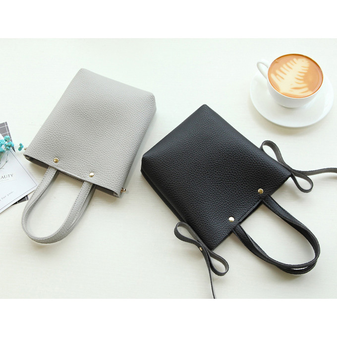 New Women's Bags Togo Ribbon Mini Bucket Bag 5c