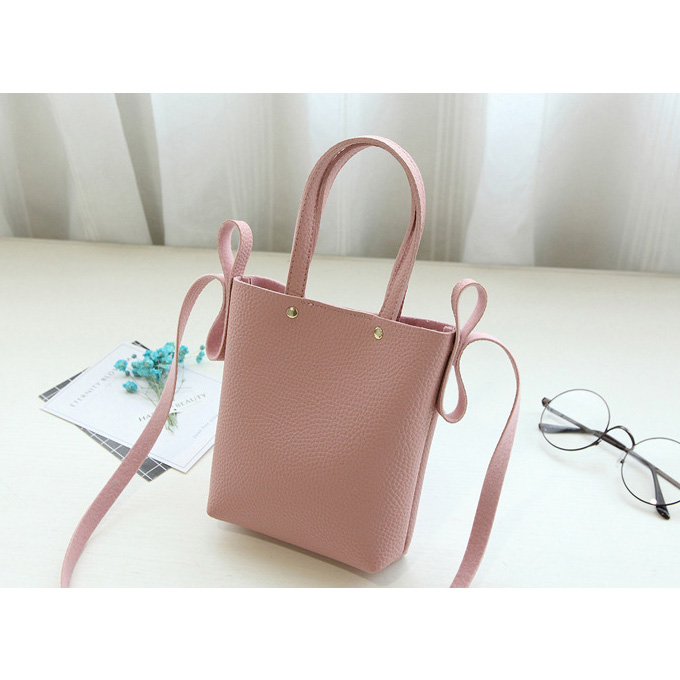 New Women's Bags Togo Ribbon Mini Bucket Bag 5c