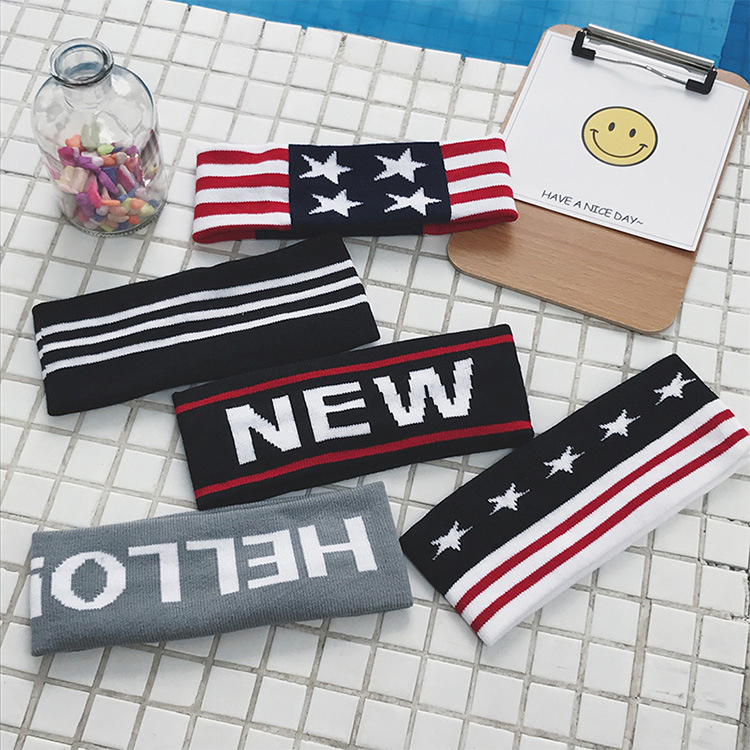 3-line man sports fashion turban hairband hip-hop 