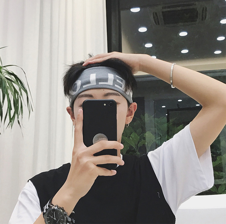 3-line man sports fashion turban hairband hip-hop 