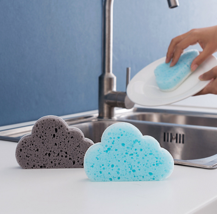 Scrubber Dish Washing Modern kitchen with a soothi