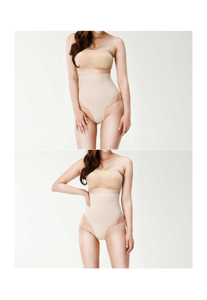 Women's belly button underwear tights panties p