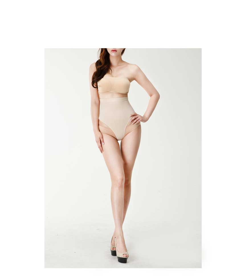 Women's belly button underwear tights panties p