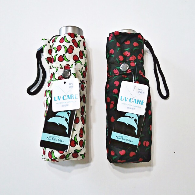 Mini Umbrella Cherry ultraviolet barrier sunshade 