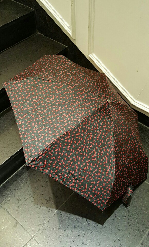 Mini Umbrella Cherry ultraviolet barrier sunshade 