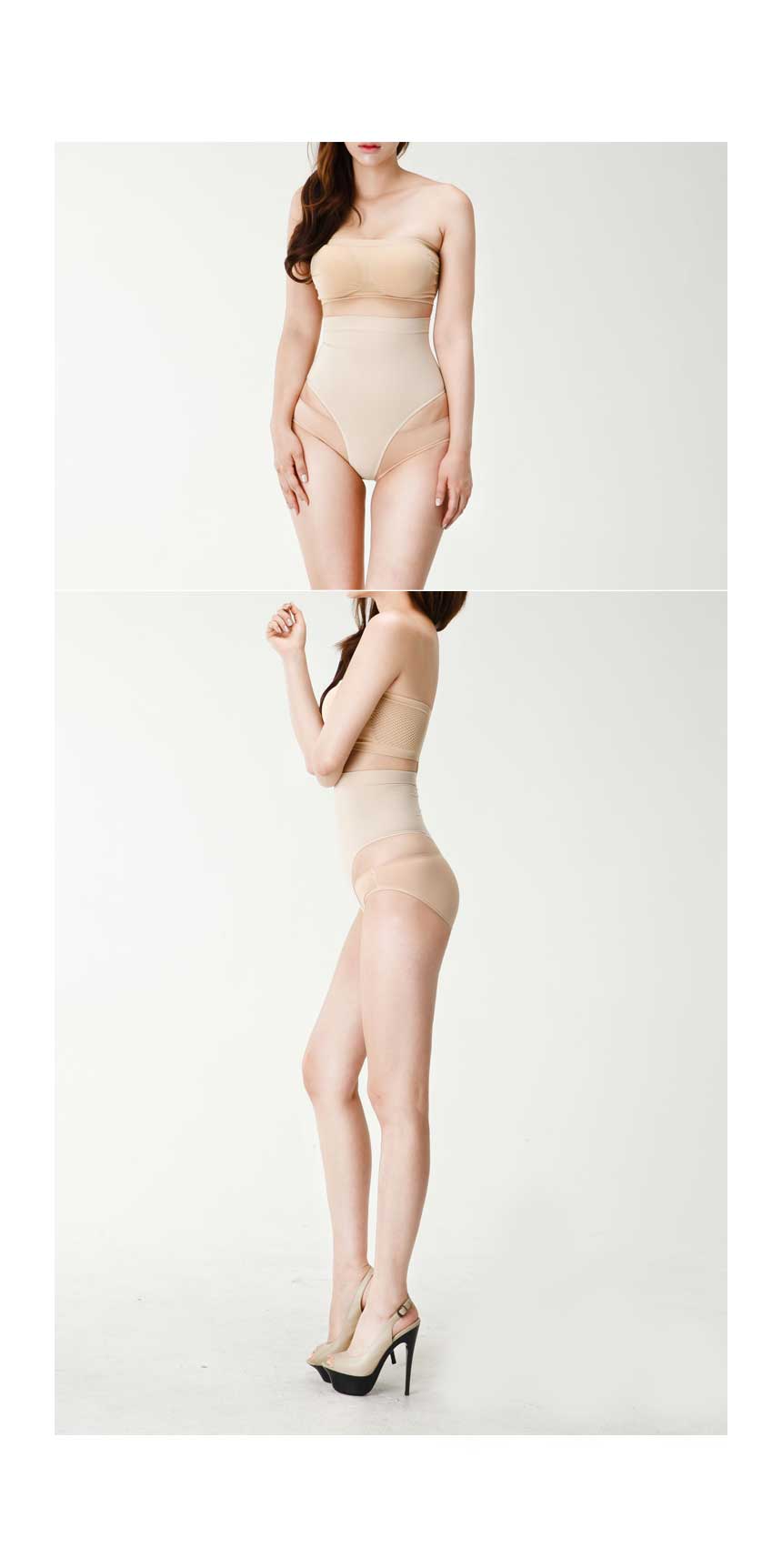 Women's belly button underwear tights panties p