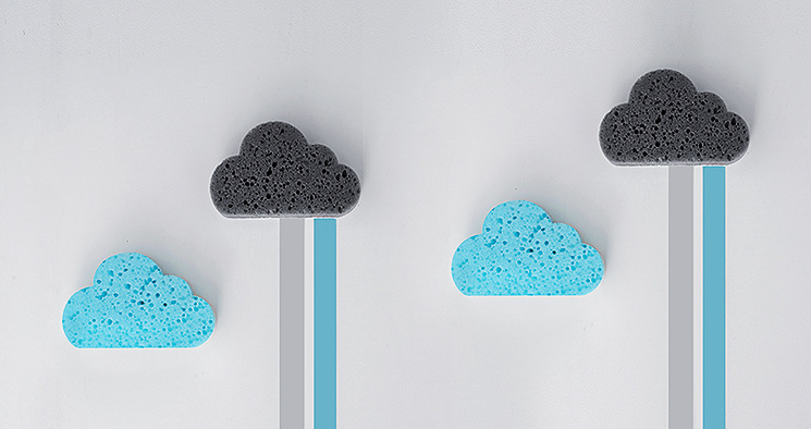 Scrubber Dish Washing Modern kitchen with a soothi