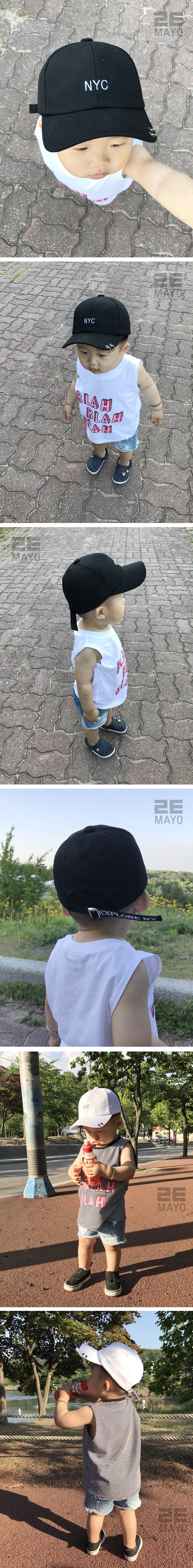 Children infant ball cap baby cap 2color hip-hop s