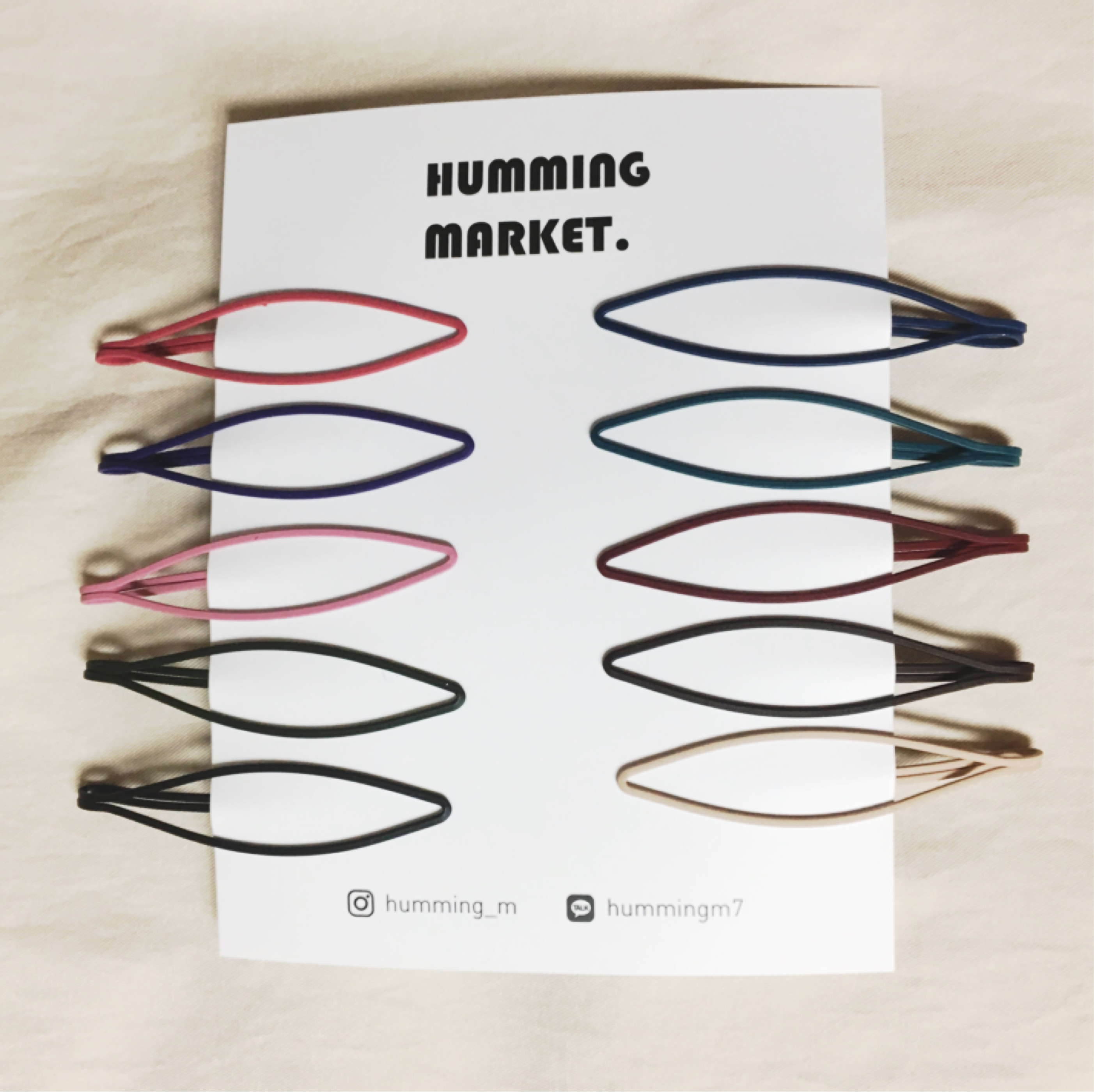 Ellipse Color Silpin Infant Hairpin Humming Market