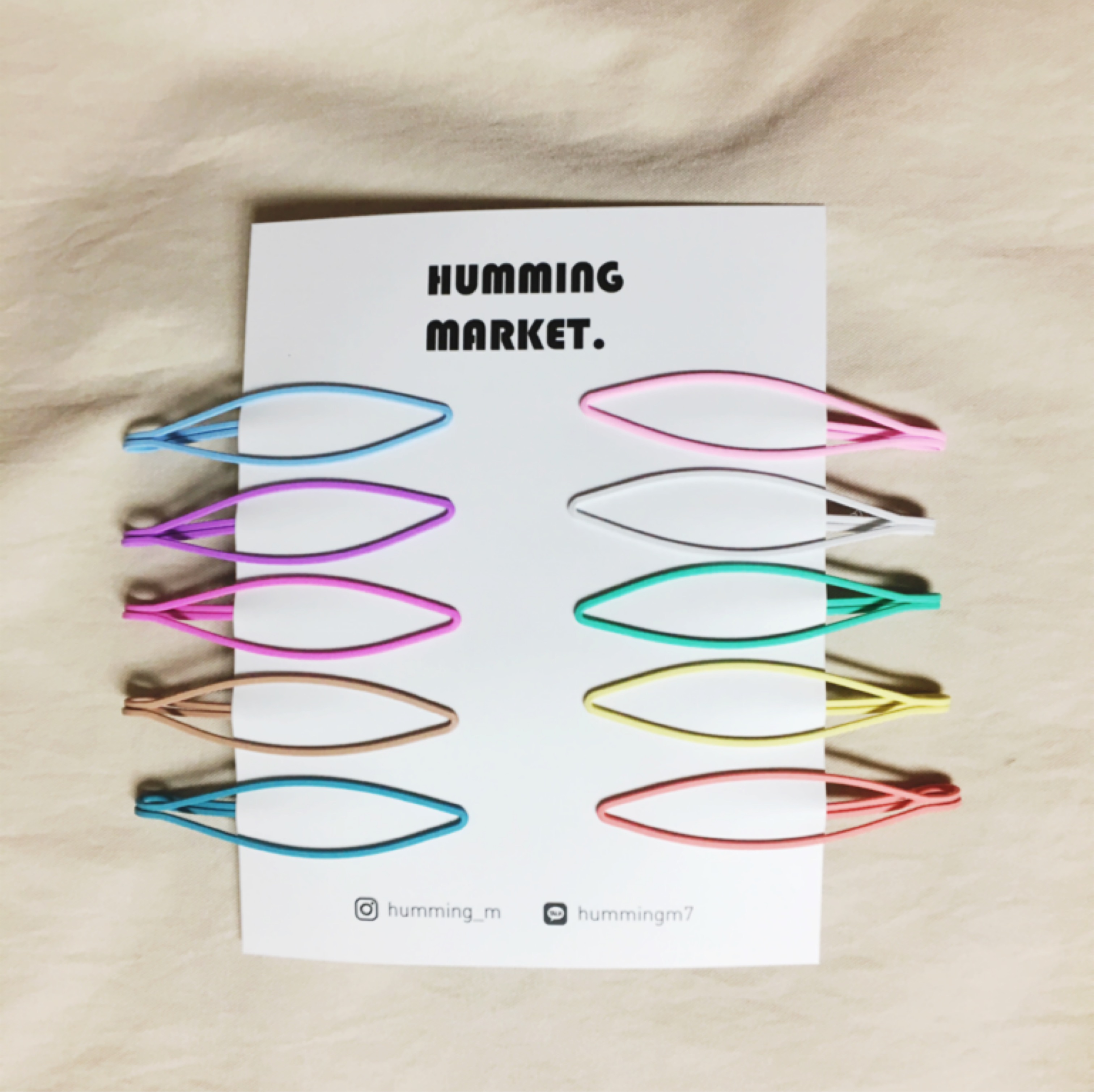 Ellipse Color Silpin Infant Hairpin Humming Market