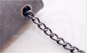 New Wonder Black Feather Point Chain Mini Cross Ba