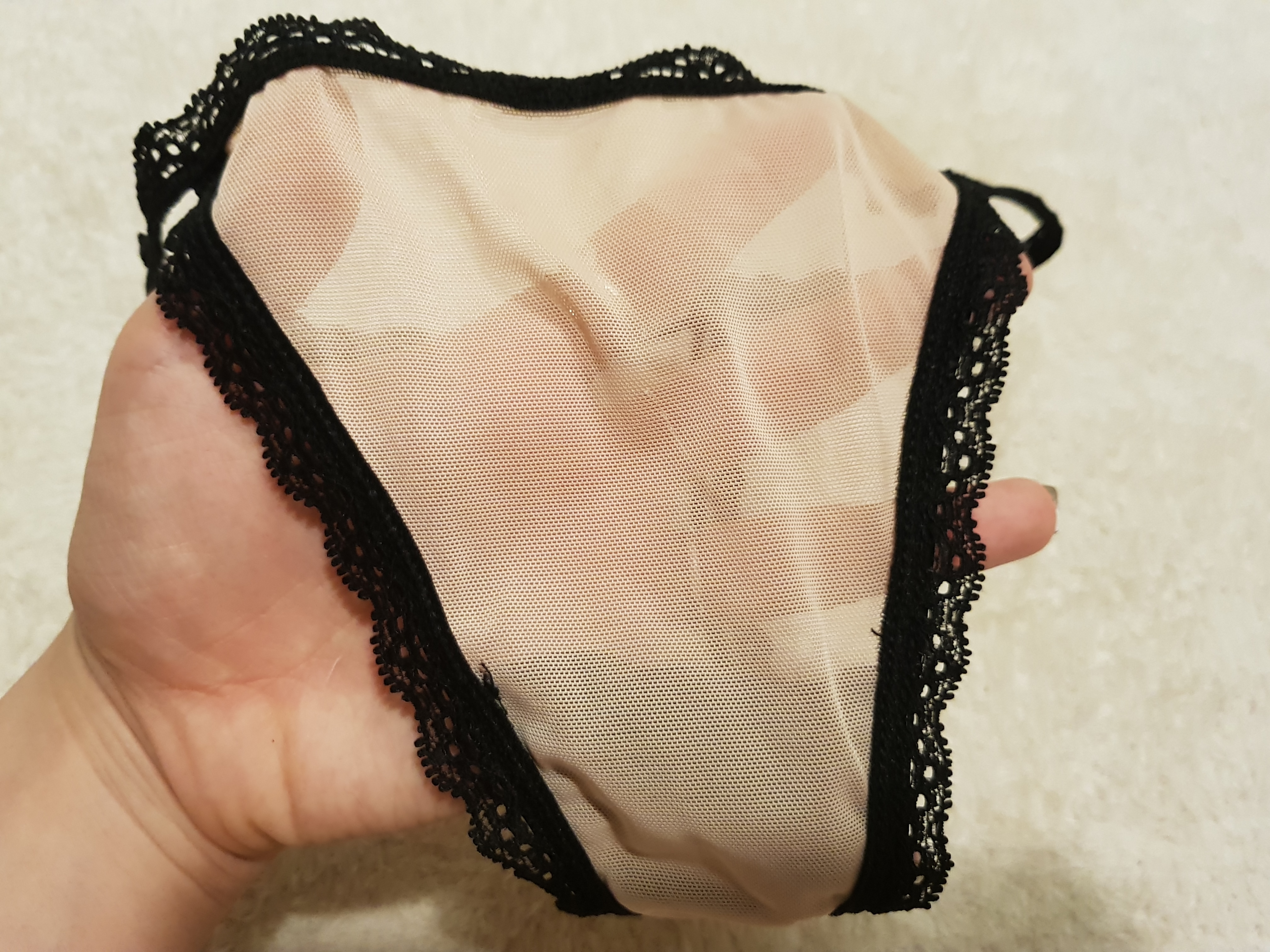 Sylvian flower sexy slip tea panties set Newlyweds