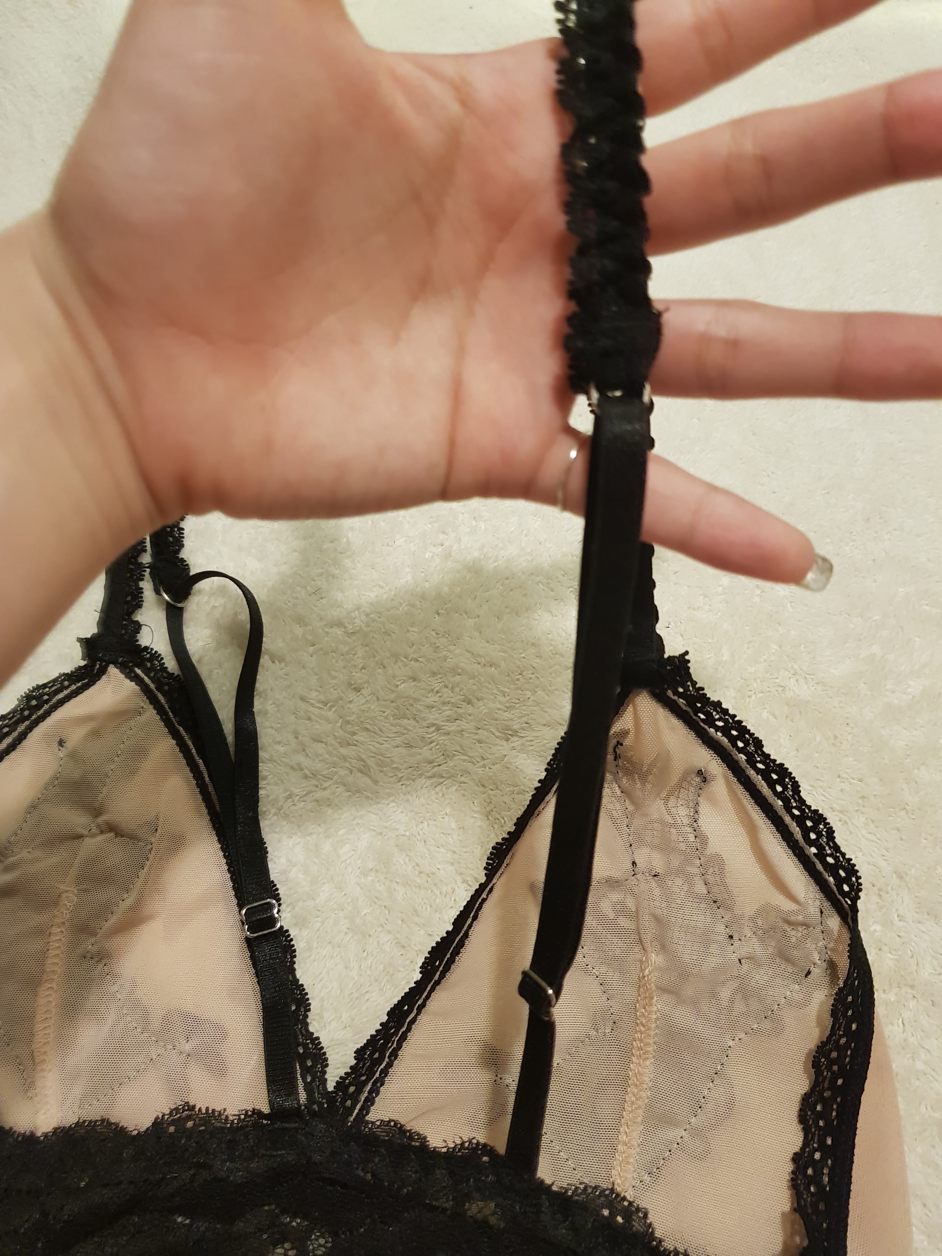 Sylvian flower sexy slip tea panties set Newlyweds