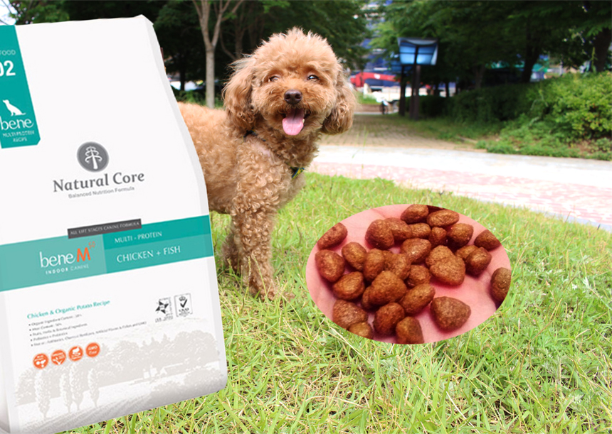 NEW PET DOG FEED BENE M50 10kg Small particle orga