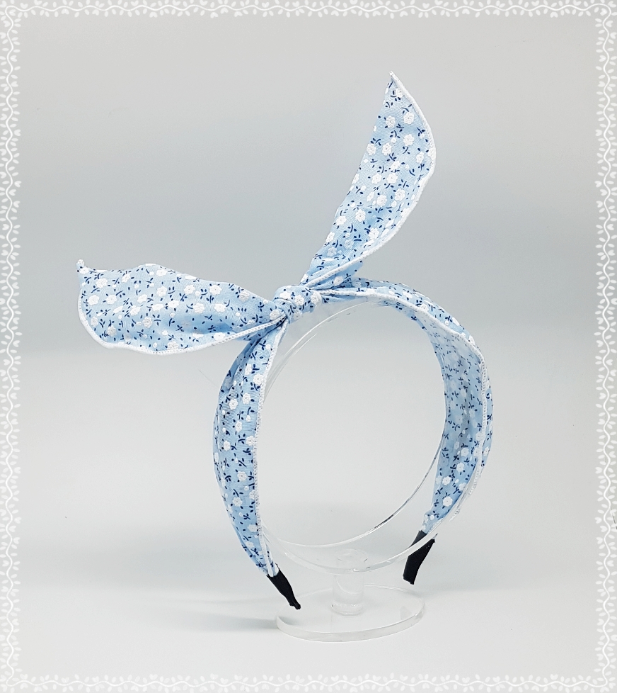 New Wire Ribbon Hair Band Bandana Headband Girls W