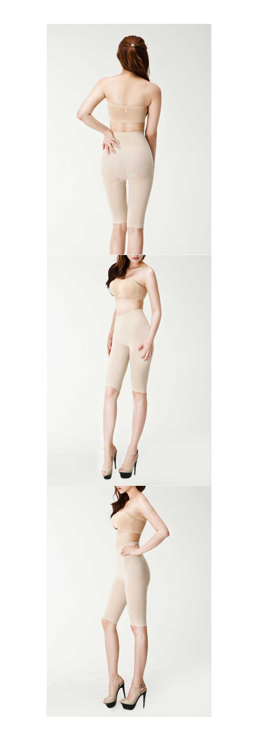 Women's wedding dress belly button