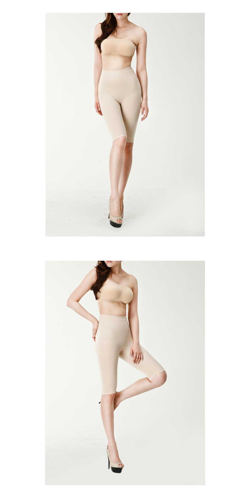 Women's wedding dress belly button