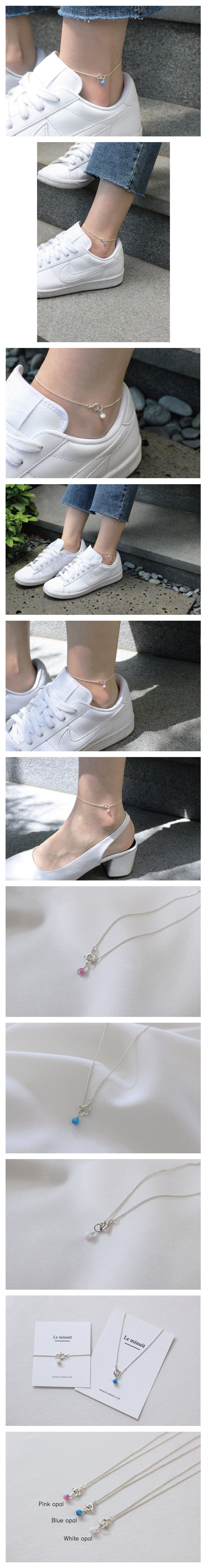 New Opal anklet 3 colors opal bracelet gemstone si