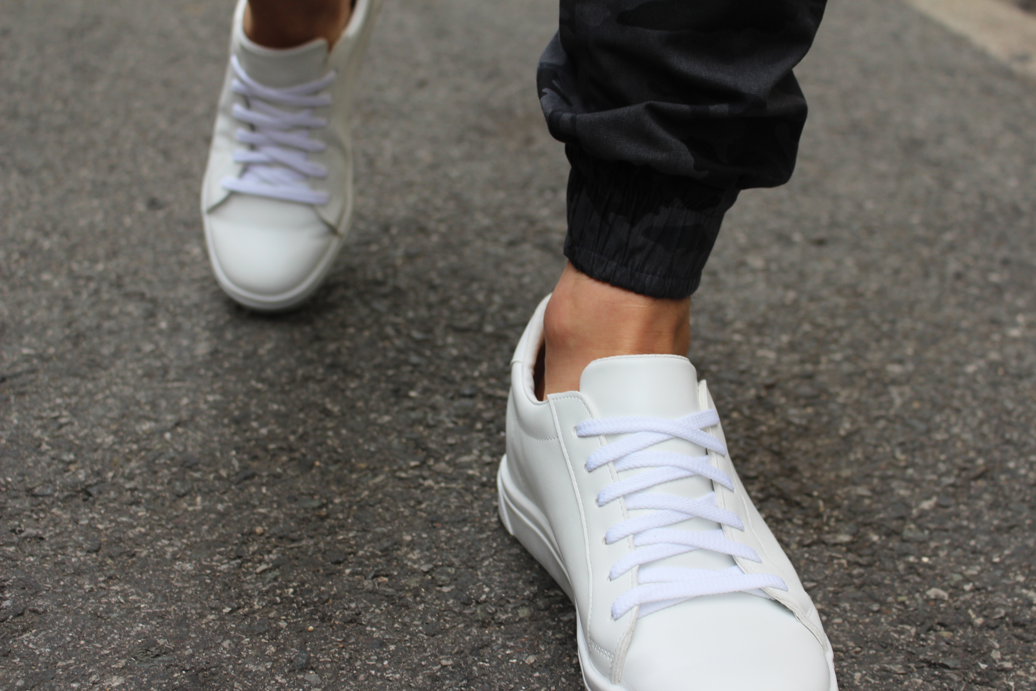 Men Height Shoes Daily Couple Sneakers High Heel S