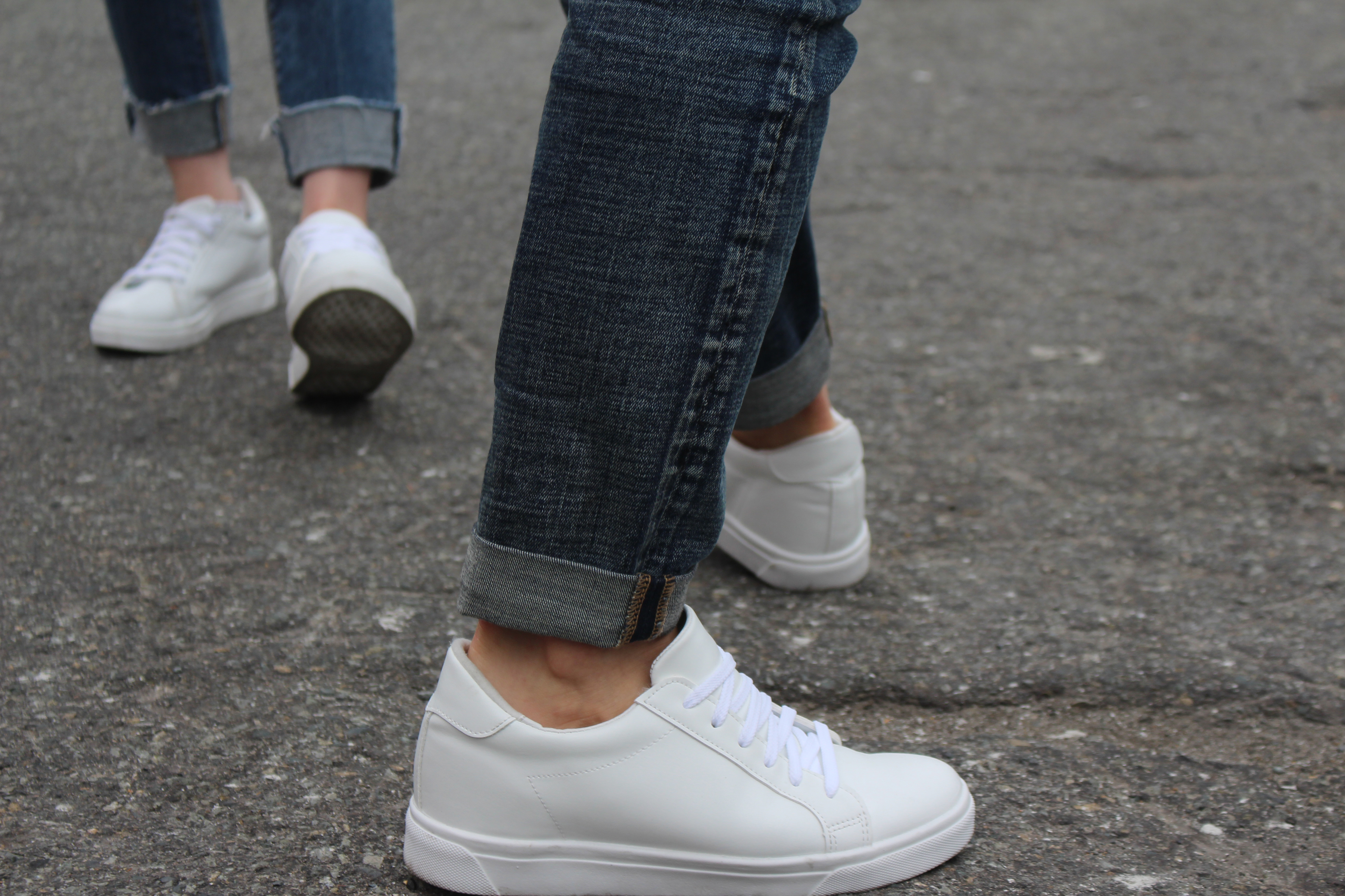 Men Height Shoes Daily Couple Sneakers High Heel S