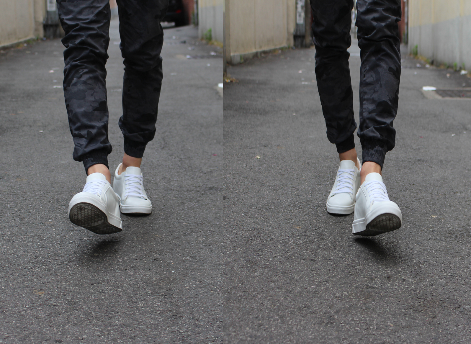 Men Height Shoes Daily Couple Sneakers High Heel S