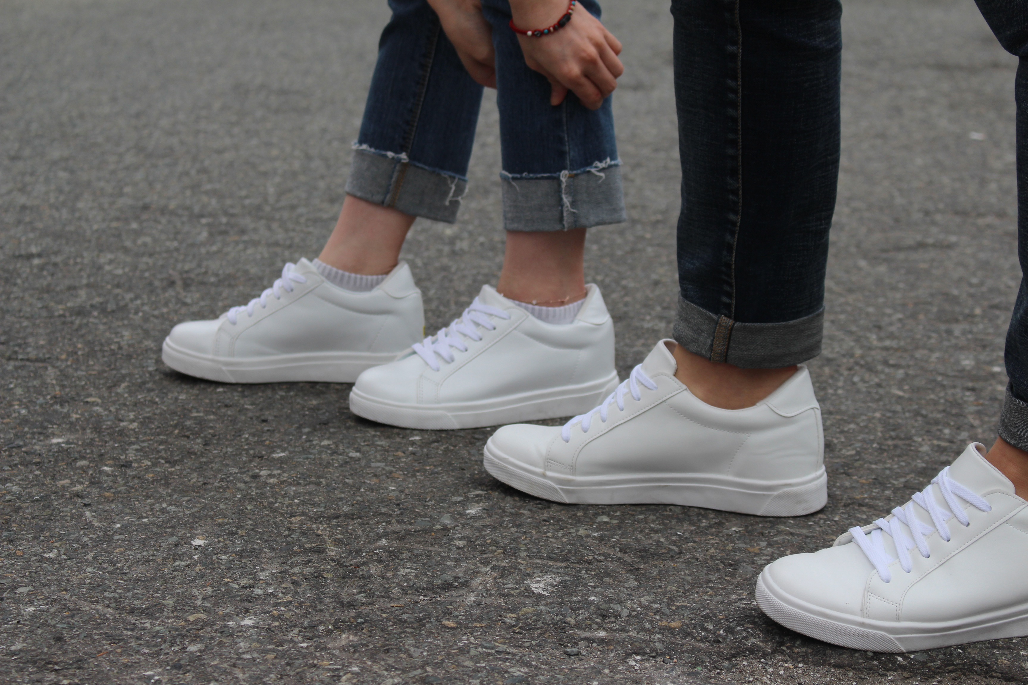 Men Height Shoes Daily Couple Sneakers High Heel S