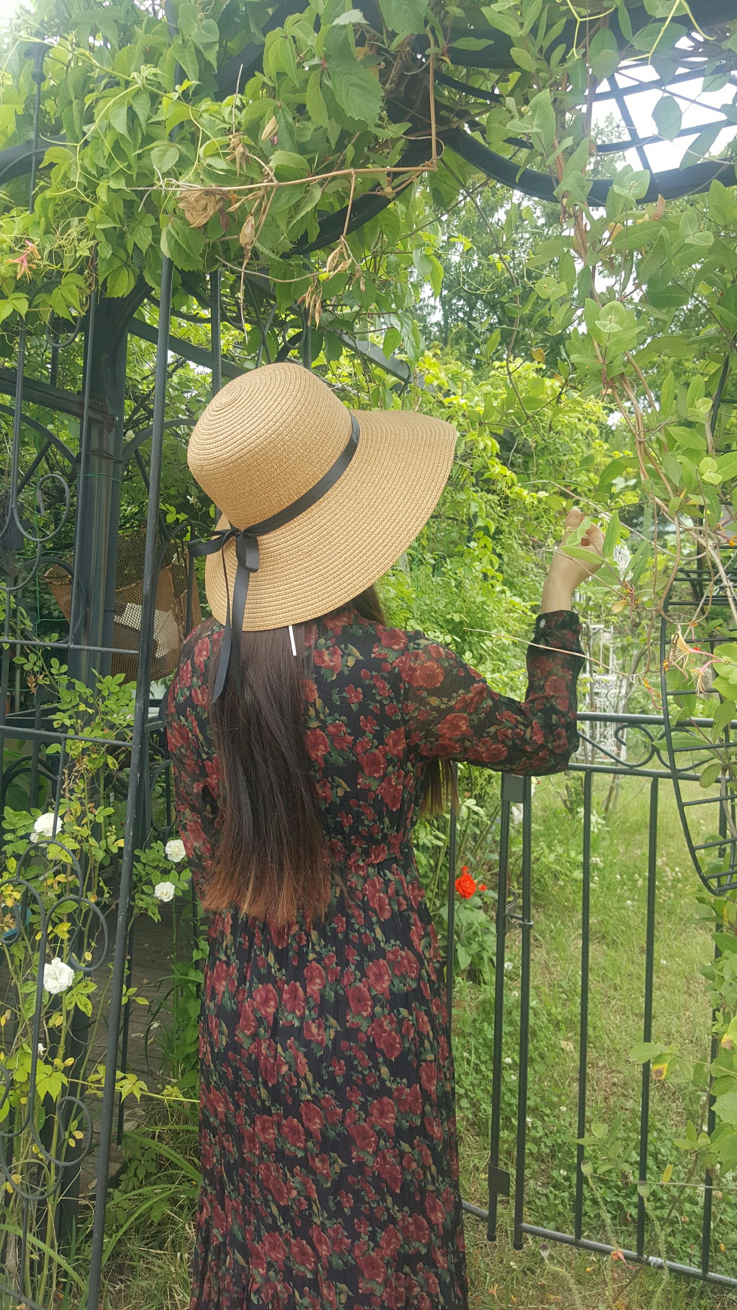 Women Sun Hats Ribbon Hats Straw Hats Scarf Bucket