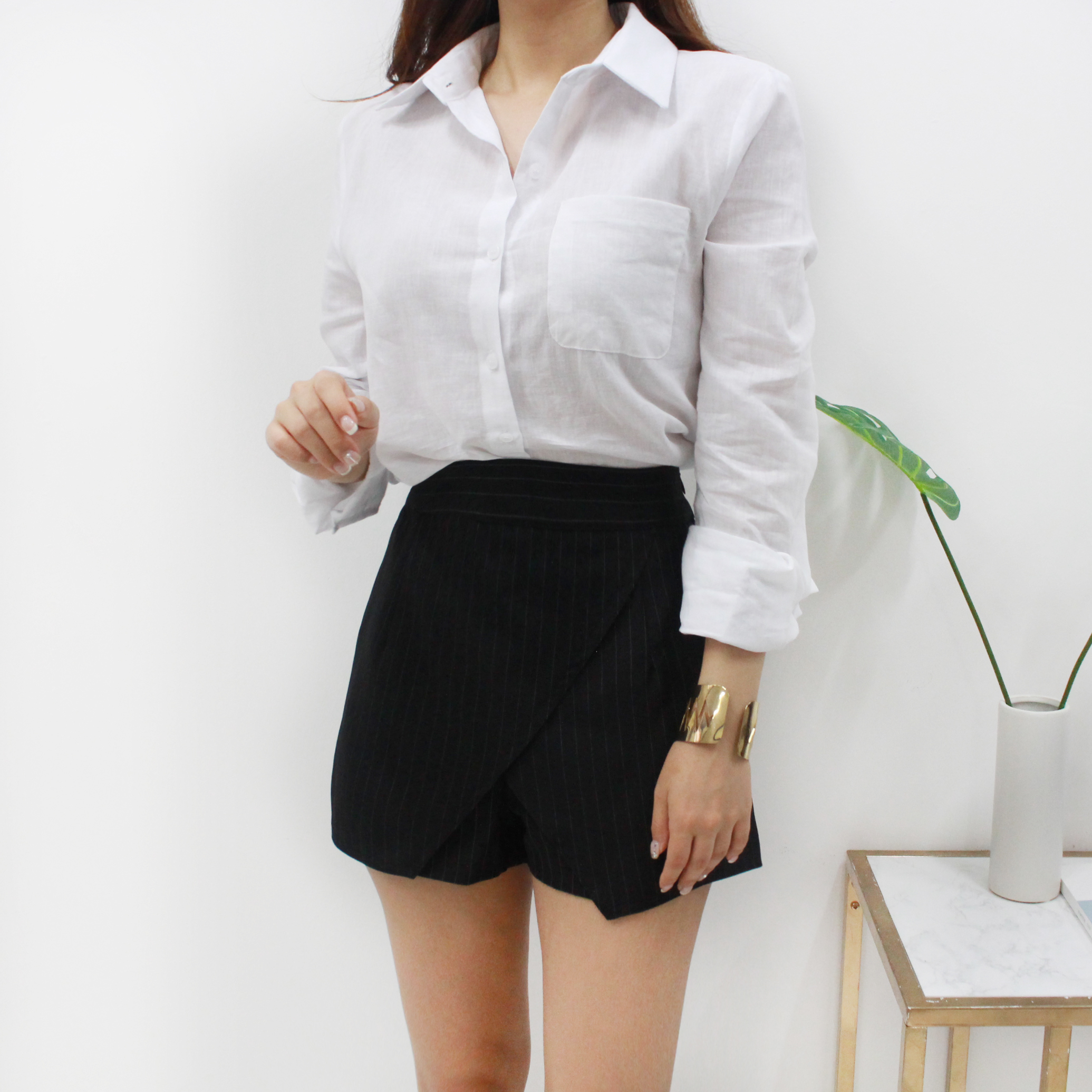 NEW FASHION LADY GIRL Blouse Summer Daily Linen Sh
