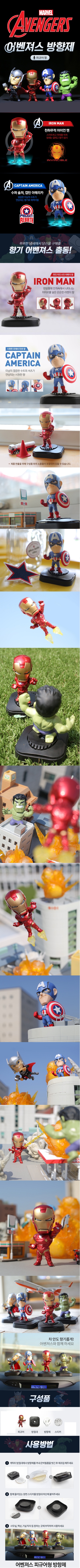 Car Air Freshener Avengers Iron Man Captain Figure