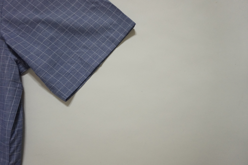 NEW MEN BUSINESS DRESS SHIRT check short sleeve sh