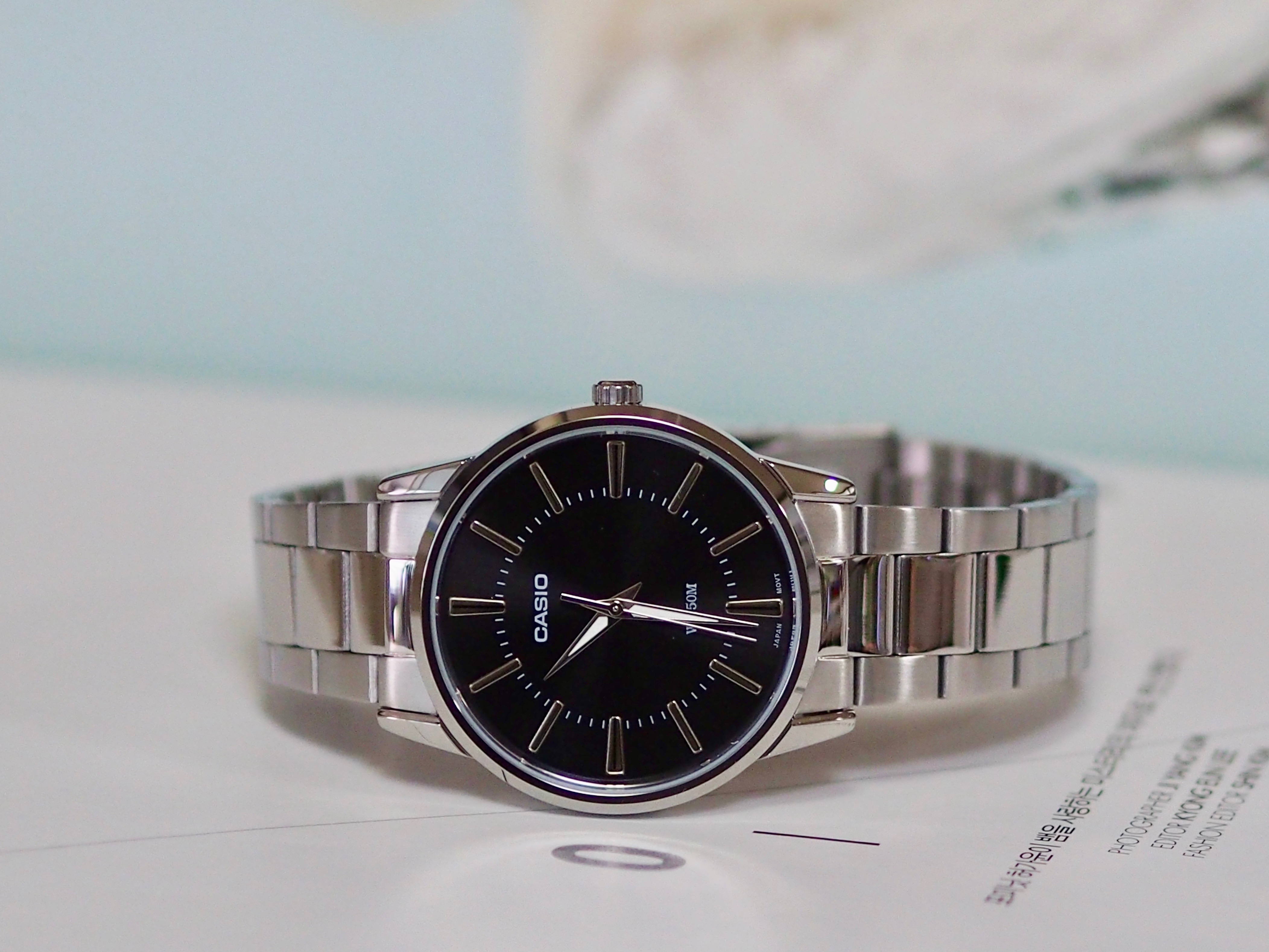 Casio Couple Metal Watch Classic Female Female Wri