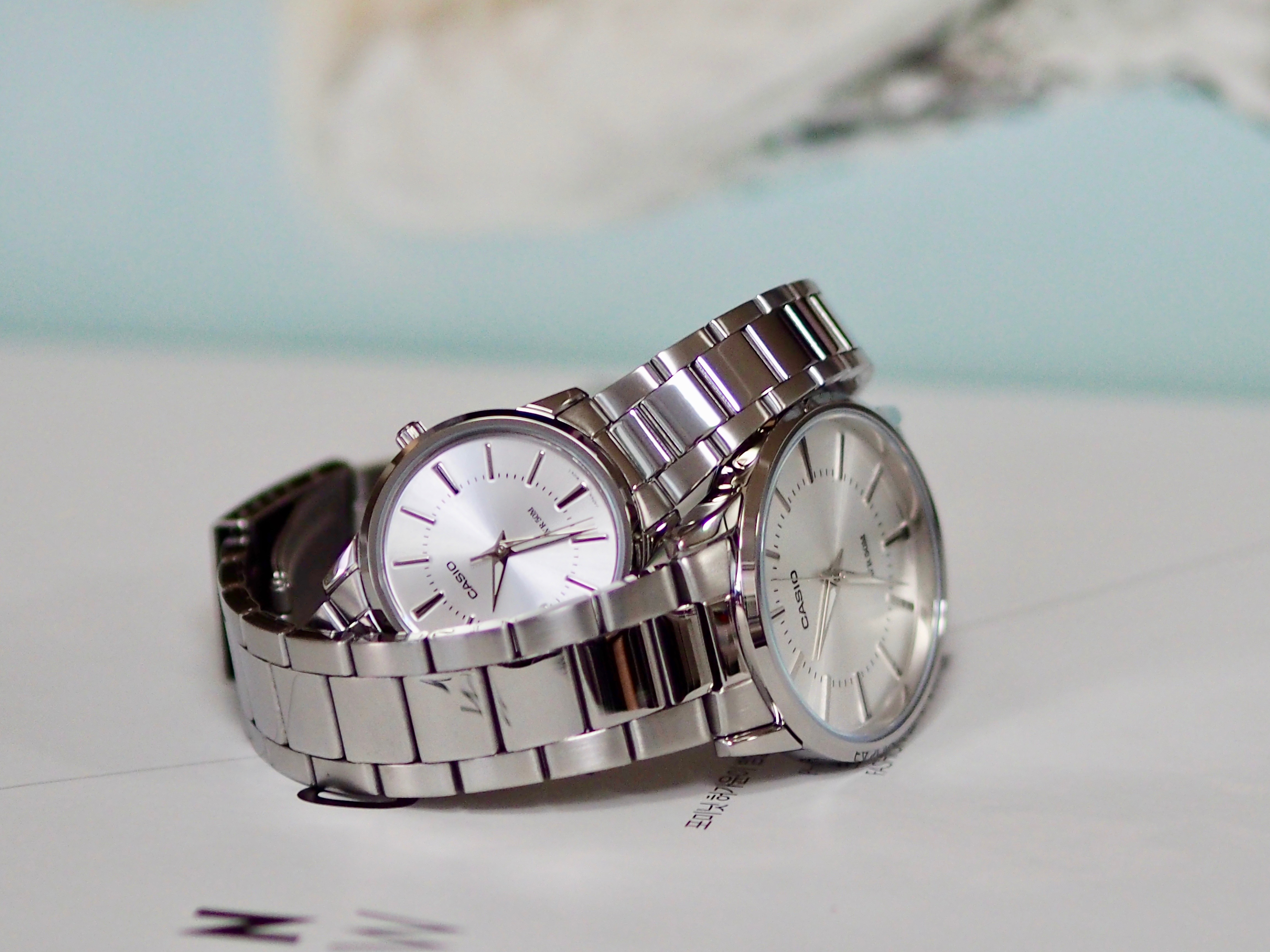 Casio Couple Metal Watch Classic Female Female Wri