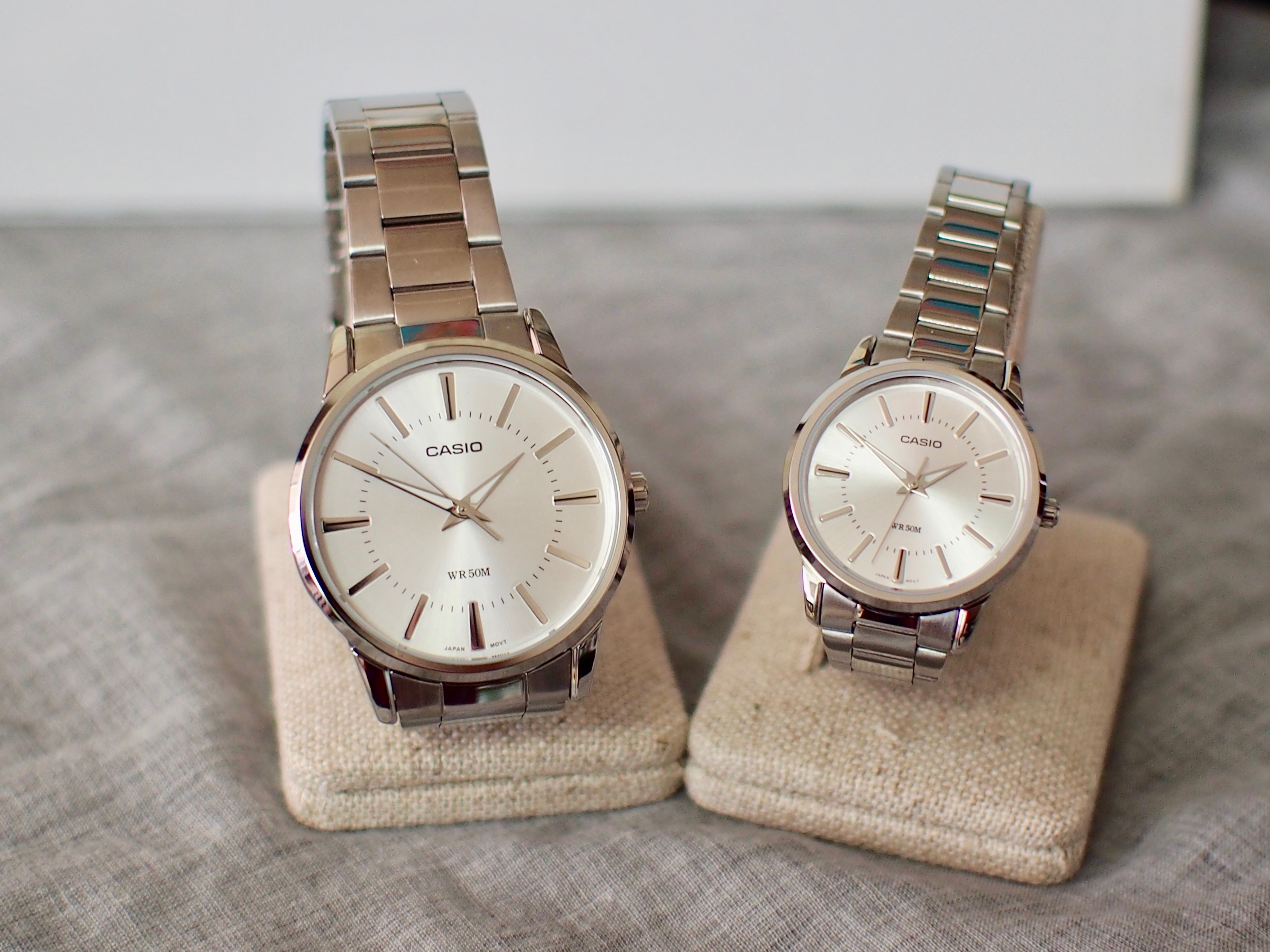 Casio Couple Metal Watch Classic Female Female Wri