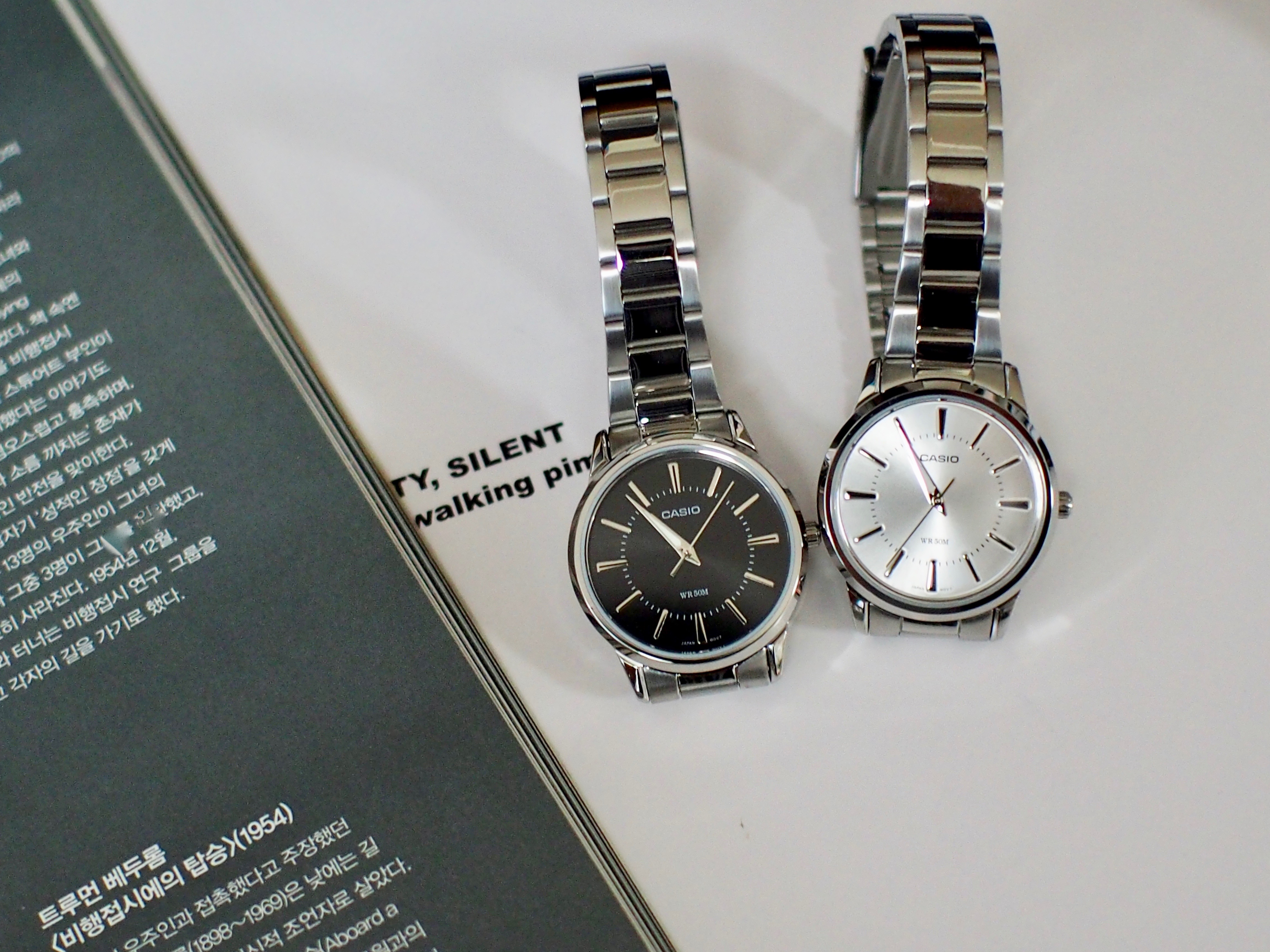 Casio Couple Metal Watch Classic Female Female Wri