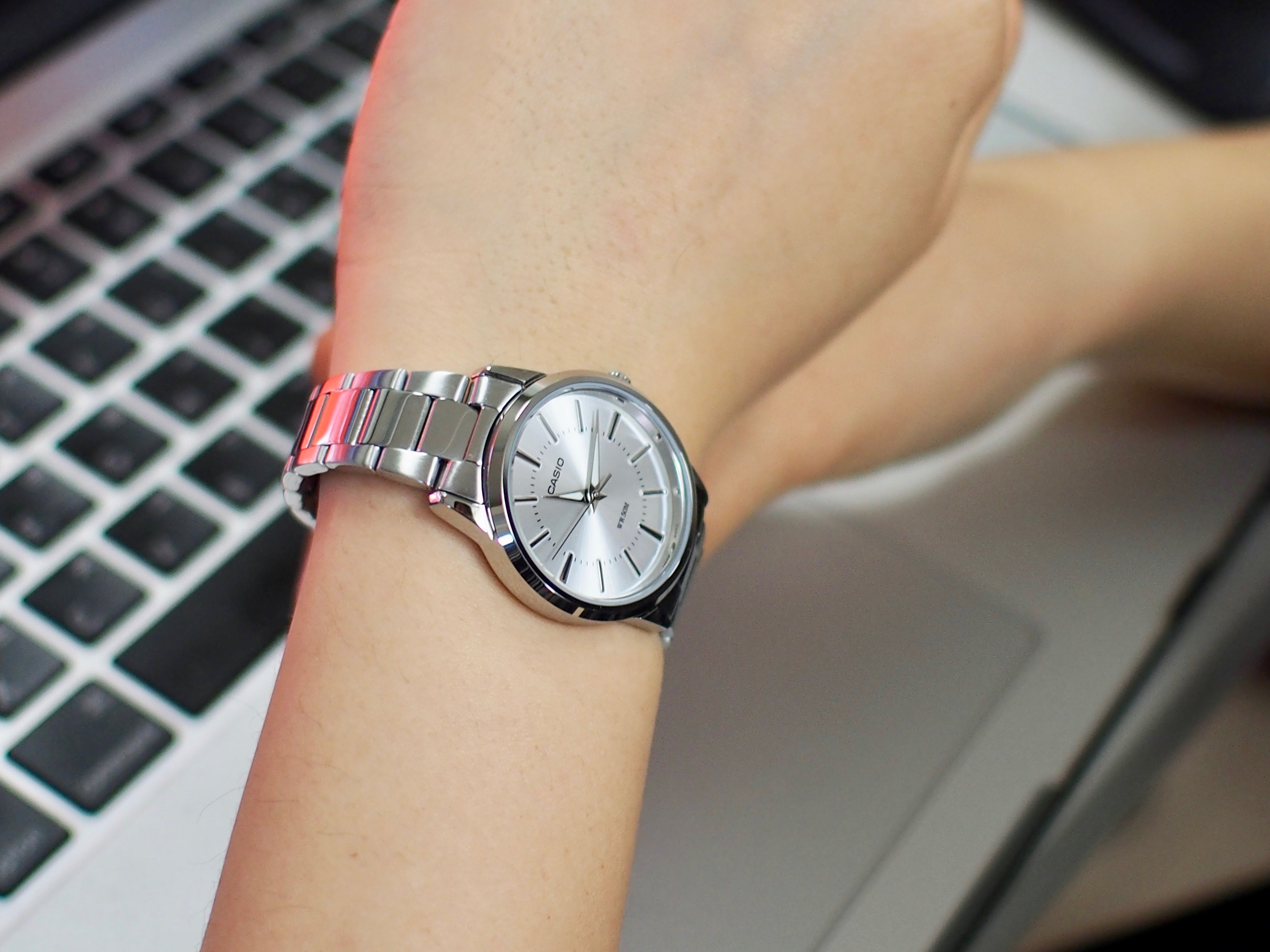 Casio Couple Metal Watch Classic Female Female Wri