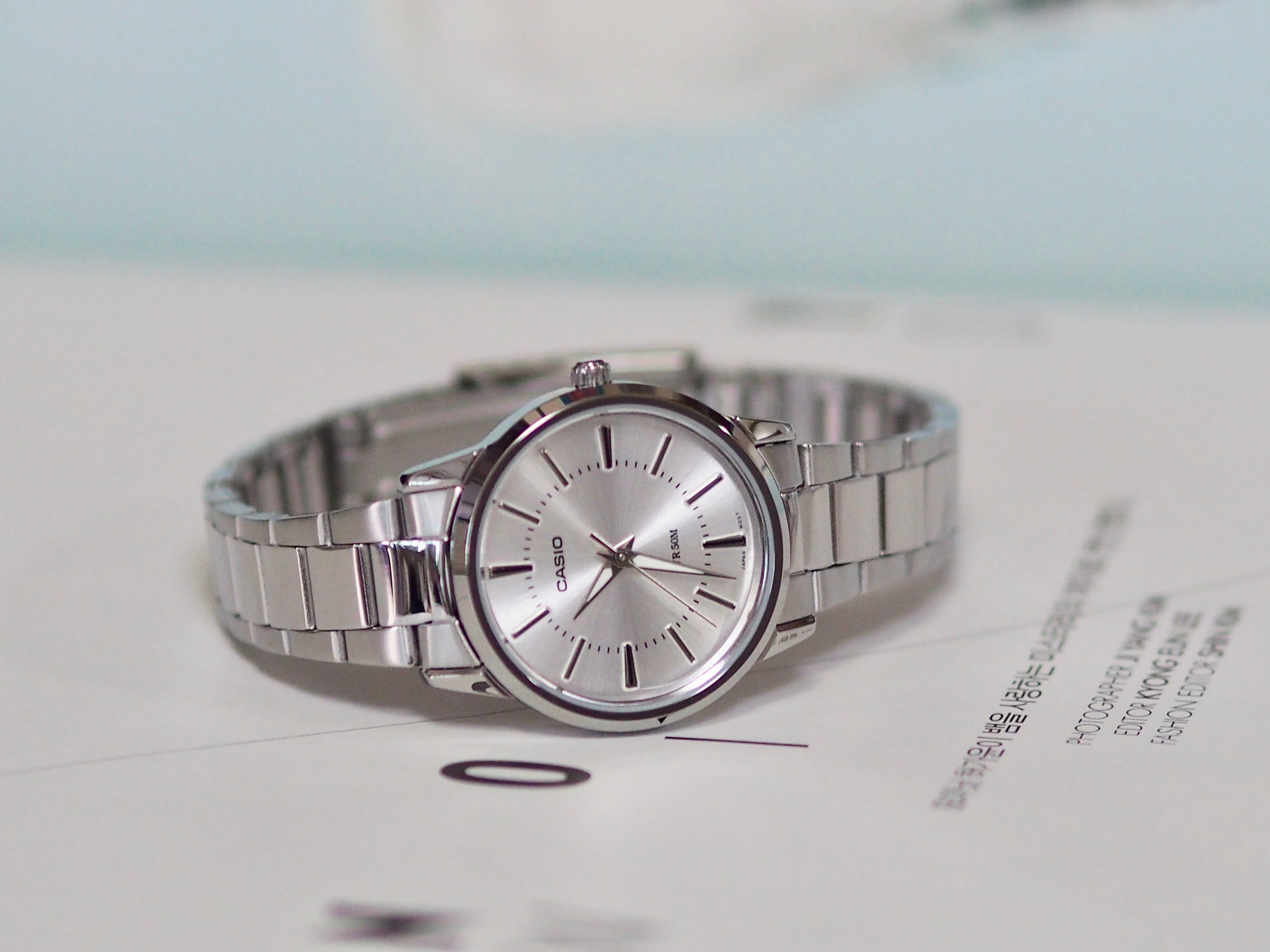 Casio Couple Metal Watch Classic Female Female Wri