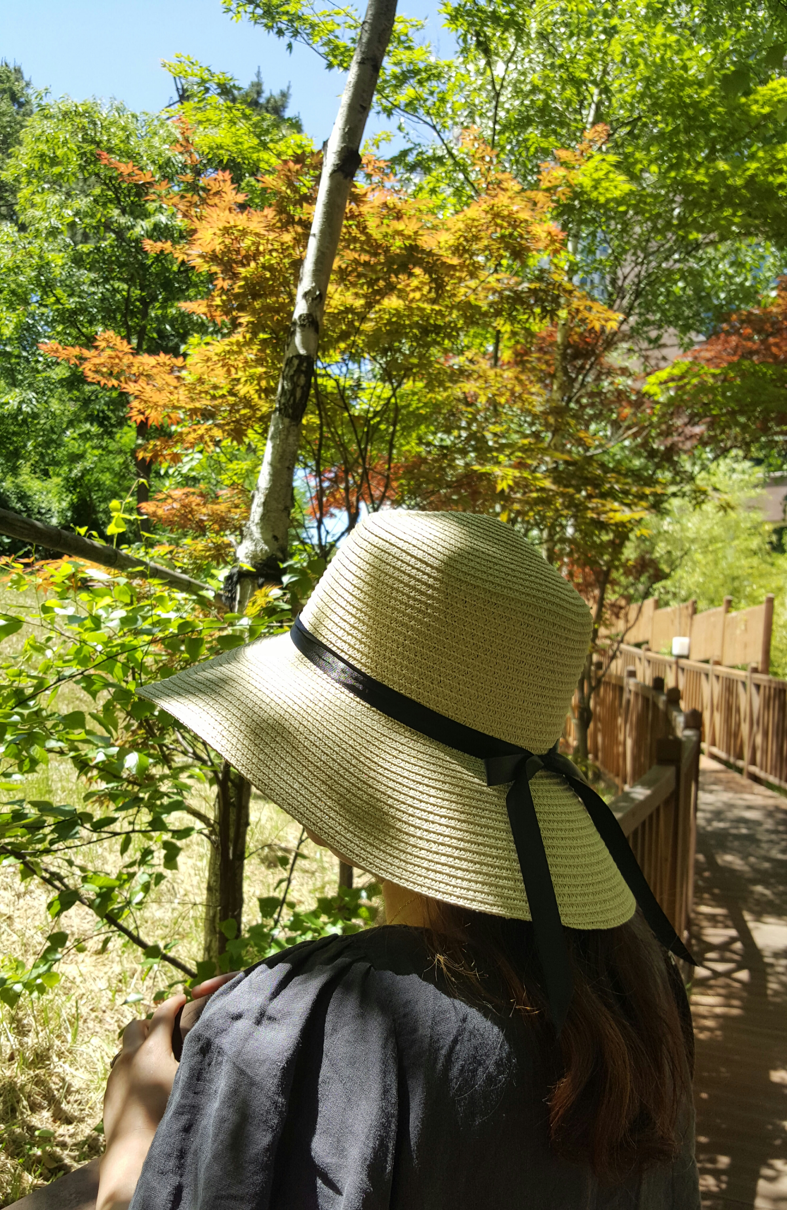 Women Sun Hats Ribbon Hats Straw Hats Scarf Bucket