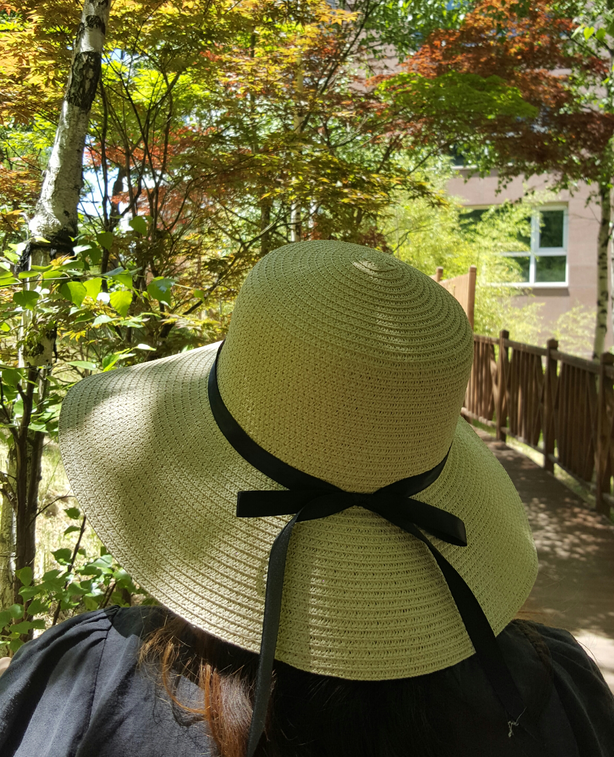 Women Sun Hats Ribbon Hats Straw Hats Scarf Bucket