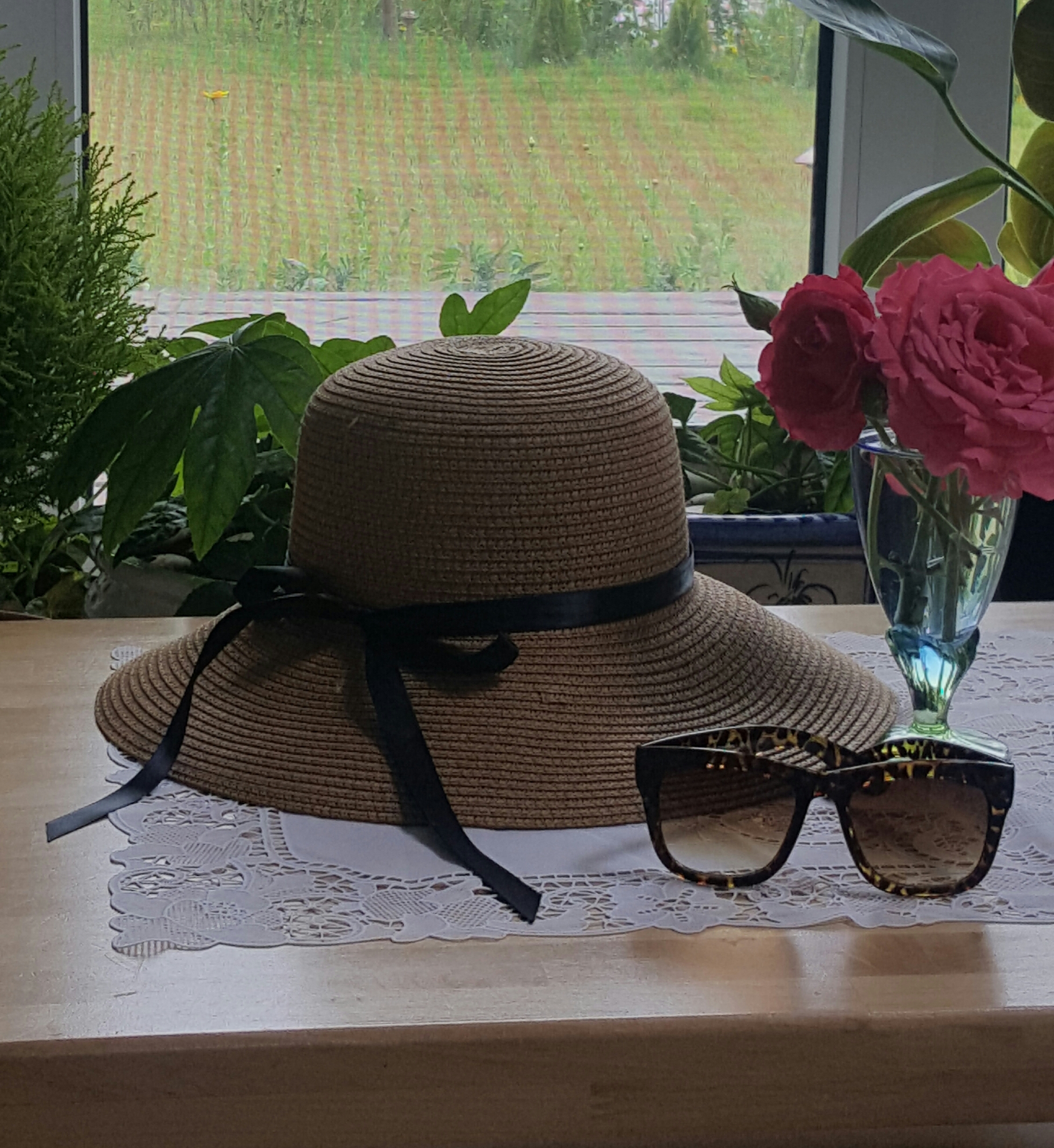 Women Sun Hats Ribbon Hats Straw Hats Scarf Bucket