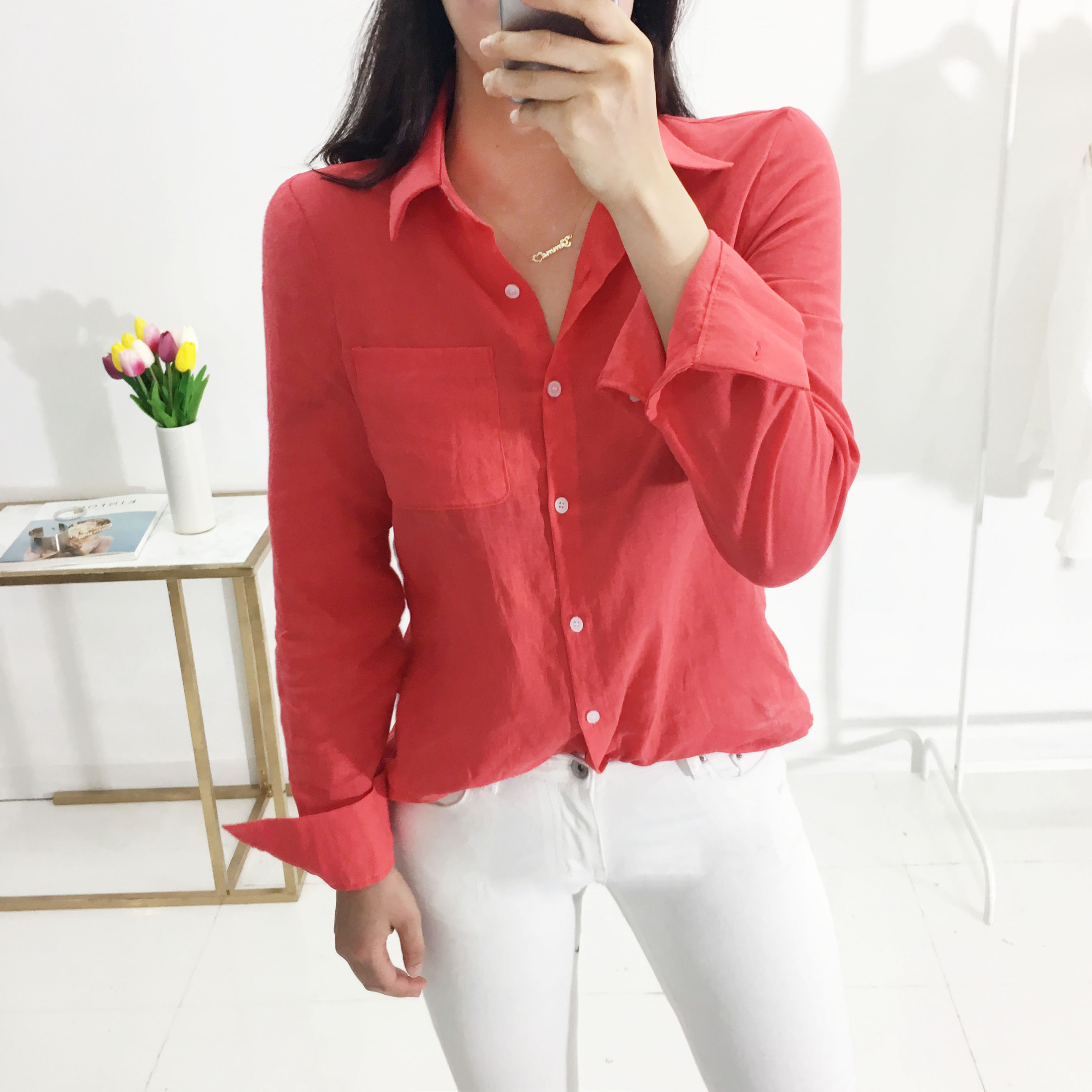 NEW FASHION LADY GIRL Blouse Summer Daily Linen Sh