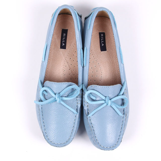 New Natural Cowhide Female Driving Shoes - 3color 